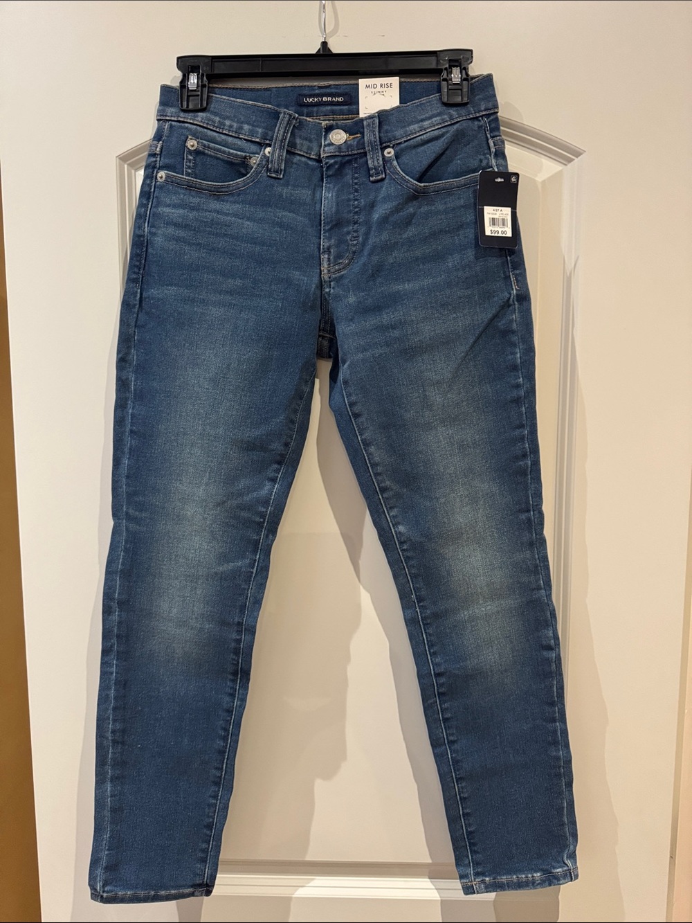 Lucky Brand Women's Ava Mid Rise Skinny Jeans, size 4/27ankle, NWT